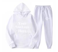 Personalised Hoodie Custom Sweatshirt Personalised Gifts Add Your Own Text/Image/Logo Long Sleeve Tracksuits Sweatpants Two Piece Suit custom3,L