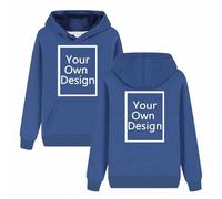 Personalised Hoodie Sweatshirt with Any Text/Logo - Custom Hoodie for Ladies/Personalised Hoodies for Women/Customised Hoodie for Men/Costumes for Couples Christmas Print