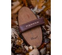 Personalised Horse Brush Horsehair Brush "TORI" - High-Quality Wooden Brush with Vegan Leather Strap | Gentle Grooming for Horse & Pony | Individual Gift for Rider & Horse Lovers