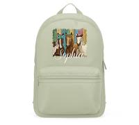 Personalised Horse Mini Backpack for Girls Horse Riding Stables Back to School Bag for Kids, One Size, Pistachio