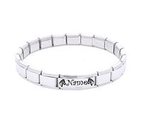 Personalised Horse Name Stainless Steel Charm Bracelet - fits all 9mm Italian Style Charm Bracelets