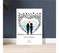 Personalised How We Met Memories Premium Matte Large Poster A0 - 84.1 x 118.9 cm