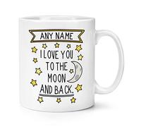 Personalised I Love You to The Moon and Back 10oz Mug Cup