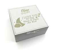Personalised I Love You To The Moon and Back Keepsake Box Gift