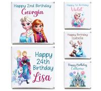 Personalised Ice Queen Chocolate Neapolitans Love Heart Rolls Coins (50, Silver Neapolitan)