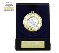 Personalised Ice Skating Medal In A Box (A Gold Medal)