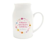 Personalised If Nanny's Were Flowers I'd Pick You Ceramic Vase