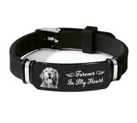 Personalised I'm Always With You Memorial Bracelet with Photo - Memory bracelets for women, Memory photo bracelet, personalised memorial gifts, custom bracelet (Model #1)