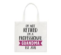 Personalised I'm Not Retired I'm A Professional Grandma Regular Tote Bag