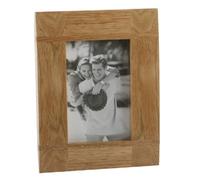 Personalised Impressions Oak Wood Photo Frame with Cross Batons 8" x 10" Add your own name/message