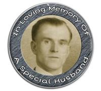 Personalised In Loving Memory Husband Photo Pin Badge 25mm Metal Brooch Funeral Memorial Keepsake Gift R375