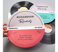Personalised Individual Vinyl Record Slip Mat