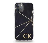 Personalised Initial Phone Case For Samsung Galaxy Phones, S25, S24, S23, S22, S21, S20 FE, Plus, Ultra, S10, S9, Custom Plastic Hard Cover, Gold Colour Initials Origami Phone Case, Initial Phone Case