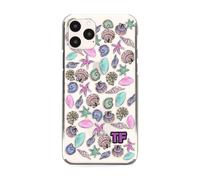 Personalised Initial Phone Case Pink Starfish Phone Case with Initials, Clear Hard Cover for Huawei P Phones, P Smart, P9, P20, P30, P40 Pro, Lite