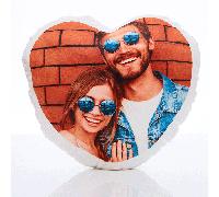 Personalised Initials Heart Shaped Cushion