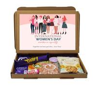 Personalised International Women's Day Delight: Empowering Treat Box Gift Employee Appreciation Corporate Inspirational Women hug - Pamper