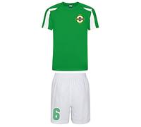 Personalised Ireland Style Kit Fire Red Football Shirt, Shorts for Men and Women Best Birthday Gift for Adults Playwear (S)