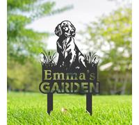 Personalised Irish Setter Dog Metal Garden Sign, Dog Memorial Plaque, Pet Tombstones for Grave, Dog Remembrance Gifts, Pet Name Plaque, Custom Yard Sign With Stake, Outdoor Garden Decor