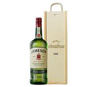 Personalised Jameson Triple Distilled Irish Whiskey Merry Christmas Gift Box 35cl