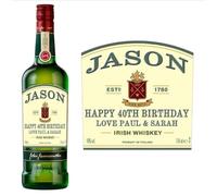 Personalised JAMES'ON Whiskey Bottle Label/Sticker- Add Any Text