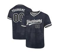 Personalised Jersey Men Custom T Shirt with Team Name Number Design Your Own Personalized Baseball Shirt,V Neck Short Sleeve,Long-Lasting Printing,Breathable,Moisture-wicking,Custom Football Jersey