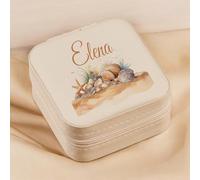 Personalised Jewellery Box Gift Any Name With Seaside Theme