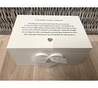 PERSONALISED Jewellery Keepsake for Daughter on her Wedding day from Mother of the Bride Wedding gift.