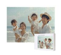 Personalised Jigsaw, Personalised Jigsaw Puzzles 1000/1500/2000/3000/4000/5000/6000 piece with your own Picture, Custom Photo Puzzle Wooden for pet, Adult, Family, Friend, Graduate Gift (1000 PCS) a18