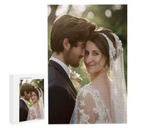 Personalised Jigsaw, Personalised Jigsaw Puzzles 120 Pieces for Adults, Custom Puzzle with Your Own Photo, Wooden Puzzle Gifts Wedding, Birthday, Valentine's Day, Graduation, Birthday, Pet (120) Z131