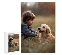 Personalised Jigsaw, Personalised Jigsaw Puzzles 35 Pieces for Adults, Custom Puzzle with Your Own Photo, Wooden Puzzle Gifts Wedding, Birthday, Valentine's Day, Graduation, Birthday, Pet (35) Z-6