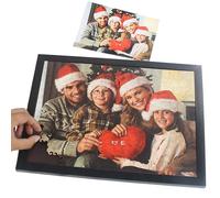 Personalised Jigsaw Puzzle 1000/700/500/300/200/120/70/35 Piece Custom Family Pet Picture Photos Jigsaw Puzzle with Box Decoration Gifts for Wedding Birthday Christmas Anniversary (F 500Piece)