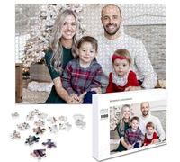Personalised Jigsaw Puzzle, 300/500/1000 Piece Custom Photo Puzzle, Make Your Own Customised Jigsaw Puzzle With Your Image, for Birthdays, Mother's Day, Valentine's Day & Weddings