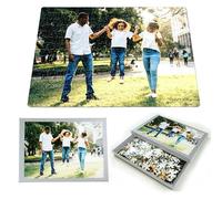 Personalised Jigsaw Puzzle. Any Photo Picture. Custom Image. Gift Box. 80, 120, 300 piece (Grey Premium Gift Box, A4 Portrait (120 pieces))