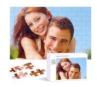 Personalised Jigsaw Puzzle from Your Photo 120 300 500 1000 Pieces Custom Picture Puzzle for Adults Kids Family Unique Gift for Christmas Birthday Valentines Day Wedding (Custom puzzle)