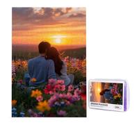 Personalised Jigsaw Puzzle, Jigsaw Puzzles for Adults 1000/500/300 Pieces Custom Photo Puzzle Wooden Puzzles Make Your Own Custom Jigsaw Puzzle for Family, Valentine's Day Gift (Vertical-300pc)
