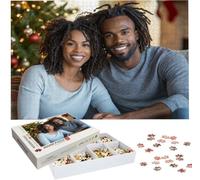 Personalised Jigsaw Puzzles, Custom Wooden Photo Puzzle 5000 Piece, W-636 | Customized Wood with Picture Gifts for Family, Friend, Birthday, Christmas, Valentine's Day Personalised Jigsaw 5000 Pieces