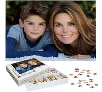 Personalised Jigsaw Puzzles for Adults 1000/1500/3000/5000 Piece Custom Puzzle From Photos, Customized Wood Puzzles with Photo, Personalised Gifts for Family Pet Birthday Christmas Halloween h-1798