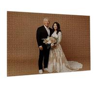 Personalised Jigsaw Puzzles for Adults 1000/1500/3000/5000 Piece Custom Puzzle From Photos, Customized Wood Puzzles with Photo, Customized Gifts for Family,Friend,Christmas, Valentine's Day C-245