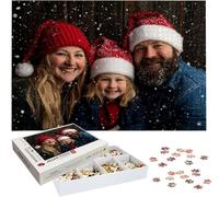 Personalised Jigsaw Puzzles for Adults 1000/1500/3000/5000 Piece Custom Puzzle From Photos, Customized Wood Puzzles with Photo, Personalised Gifts for Family Pet Birthday Christmas Halloween h-654