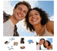 Personalised Jigsaw Puzzles for Adults 1000/500/300/200/70/35 Pieces,Custom Puzzle Frameless,Unique Personalised Gifts for Family,Friend,Pet,Birthday,Christmas,Wedding,Valentine’s Day