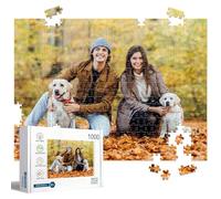 Personalised Jigsaw Puzzles for Adults 1000/500/300 piece, Custom Puzzles from Photos, Personalised Jigsaw Puzzles with Photo Text, Personalised Gifts for Family Pet Birthday Christmas Halloween
