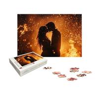 Personalised Jigsaw Puzzles for Adults 1000, Personalised Jigsaw Puzzles for Adults with Photo, Wooden Custom Puzzle with Gift Box, Create Your Own Photo, Gifts for Family, Friend, Christmas, X-29