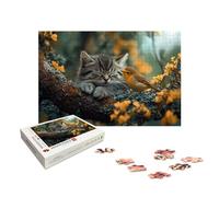 Personalised Jigsaw Puzzles for Adults 2000, Personalised Jigsaw Puzzles for Adults with Photo, Wooden Custom Puzzle with Gift Box, Create Your Own Photo, Gifts for Family, Friend, Christmas, X-675