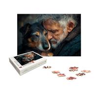 Personalised Jigsaw Puzzles for Adults 4000, Personalised Jigsaw Puzzles for Adults with Photo, Wooden Custom Puzzle with Gift Box, Create Your Own Photo, Gifts for Family, Friend, Christmas, X-1167