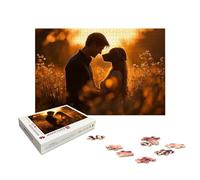 Personalised Jigsaw Puzzles for Adults 5000, Personalised Jigsaw Puzzles for Adults with Photo, Wooden Custom Puzzle with Gift Box, Create Your Own Photo, Gifts for Family, Friend, Christmas, X-1252