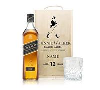 Personalised Johnnie Walker Whisky Gift Set with Glass