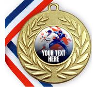 Personalised Judo Medals 5 Pack/Bulk Discount Available in: 10 Pack 20 Pack 50 Pack 100 Pack FULLY ASSEMBLED