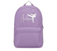 Personalised Karate Mini Backpack for Girls Nursery Reception Back to School Bag, One Size, Lavender