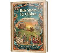 Personalised Keepsake Book of Bible Stories for Children. from Noah's Ark to Jesus' Micacles, Teaching Valuable Lessons About Kindness, Courage and Faith. for Ages 0-12 Years