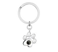 Personalised Keyring Cat Memorial Keyring Gifts for Dog Owners-Loss Gift for Pet Lover-Personalised Keychain with Picture-Custom Photo Projection Key in Memory Memorial Cat or Dog Gift 2.5cm/0.984in